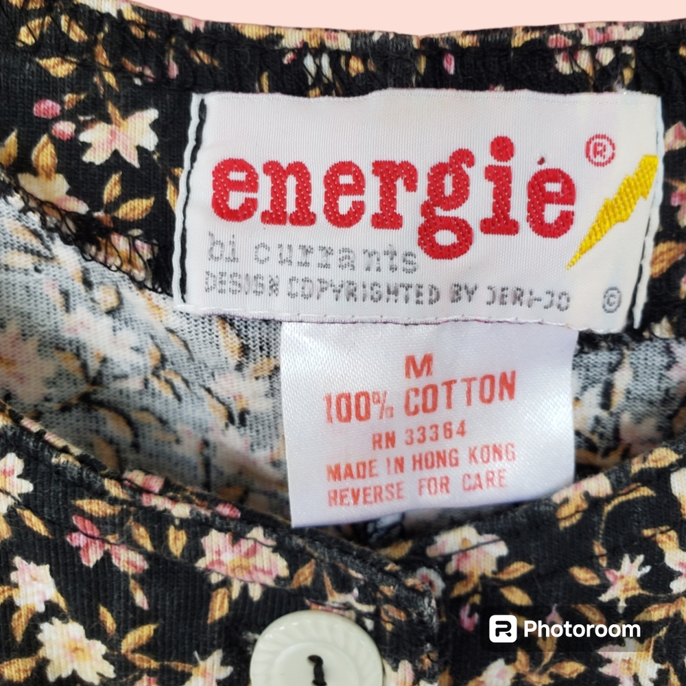 SOLD Vintage 90s y2k ditsy floral print flared romper jumpsuit - Picture 5 of 13